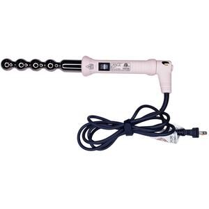 L'ANGE Le Perle Bubble Spiral Curling Wand Iron Blush Pink HT015B ~ Tested